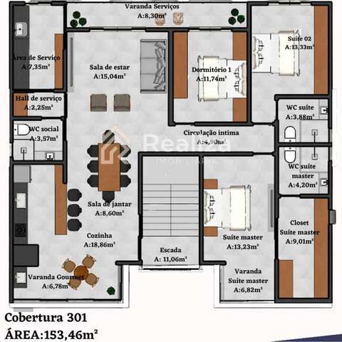 APARTAMENTO À VENDA NO RESIDENCIAL RUBI - 2