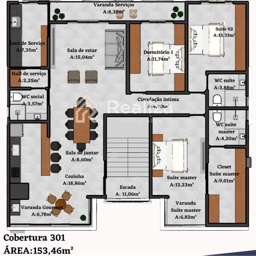APARTAMENTO À VENDA NO RESIDENCIAL RUBI - 2