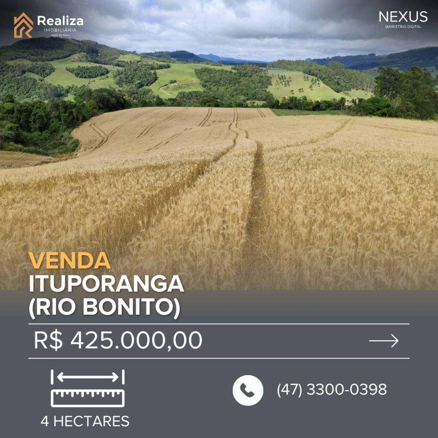 Terreno Rural à Venda em Rio Bonito, Ituporanga-SC 🌱 - 1