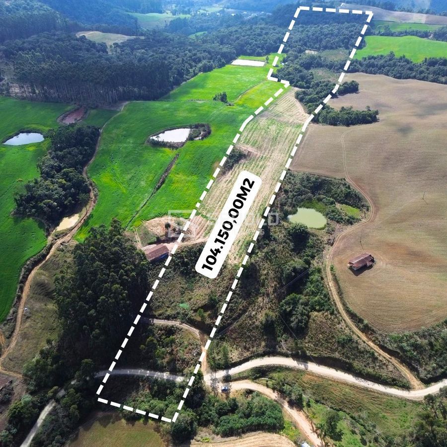 Terreno Rural na Localidade de Alto Ribeirão Pacas - Aurora