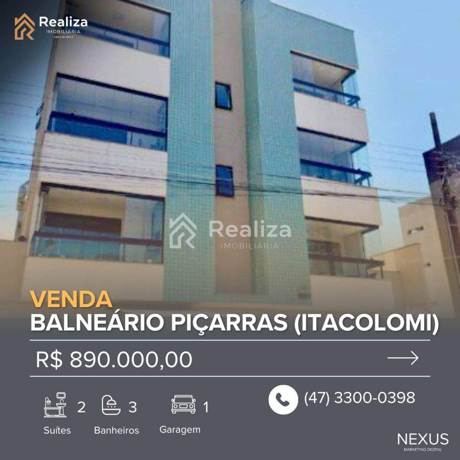 APARTAMENTO À VENDA EM BALNEÁRIO PIÇARRAS - 1