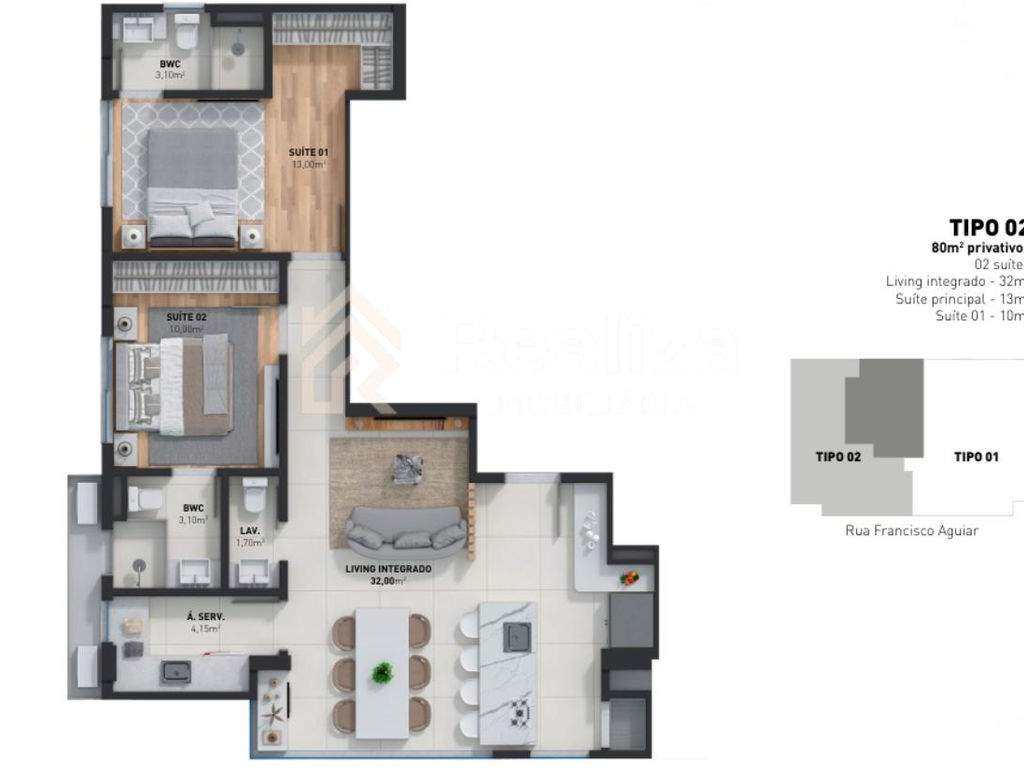 APARTAMENTO À VENDA EM PORTO BELO-SC - 3