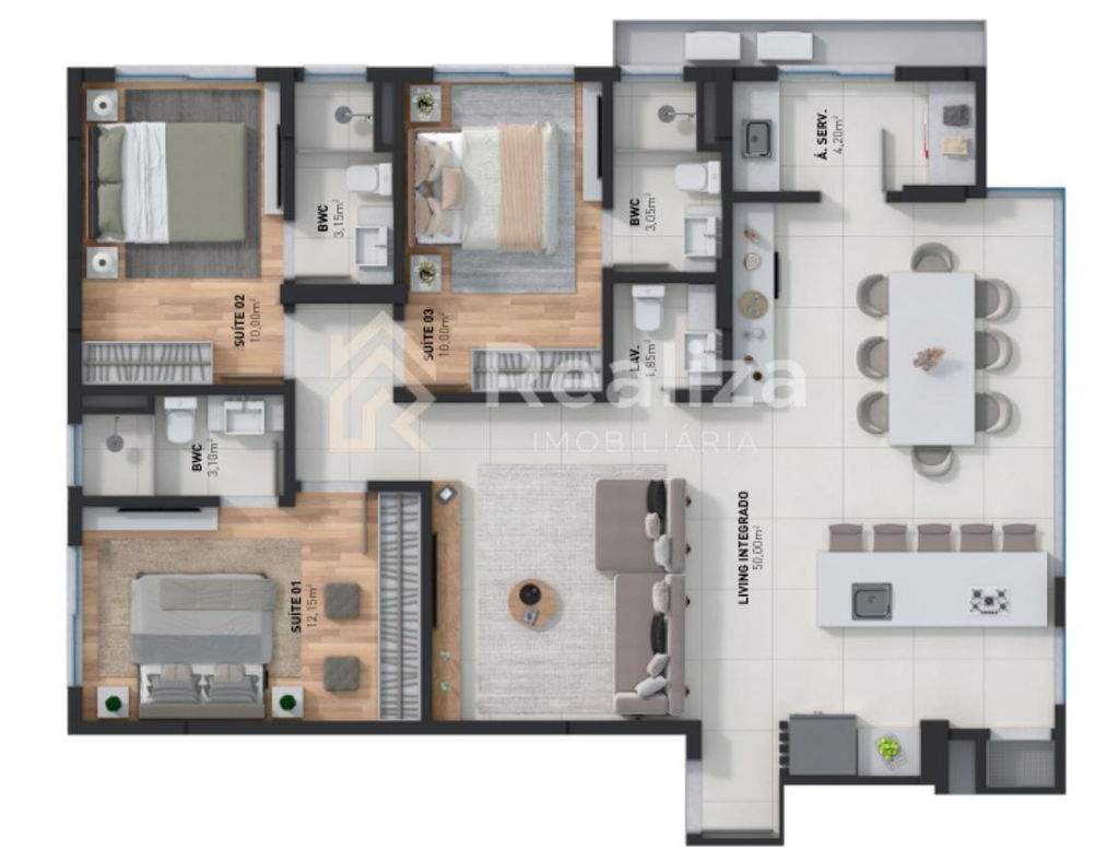 APARTAMENTO À VENDA EM PORTO BELO-SC - 4