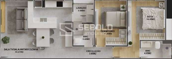 Apartamento 302 no Res. Essenza - Centro, Ituporanga - 16