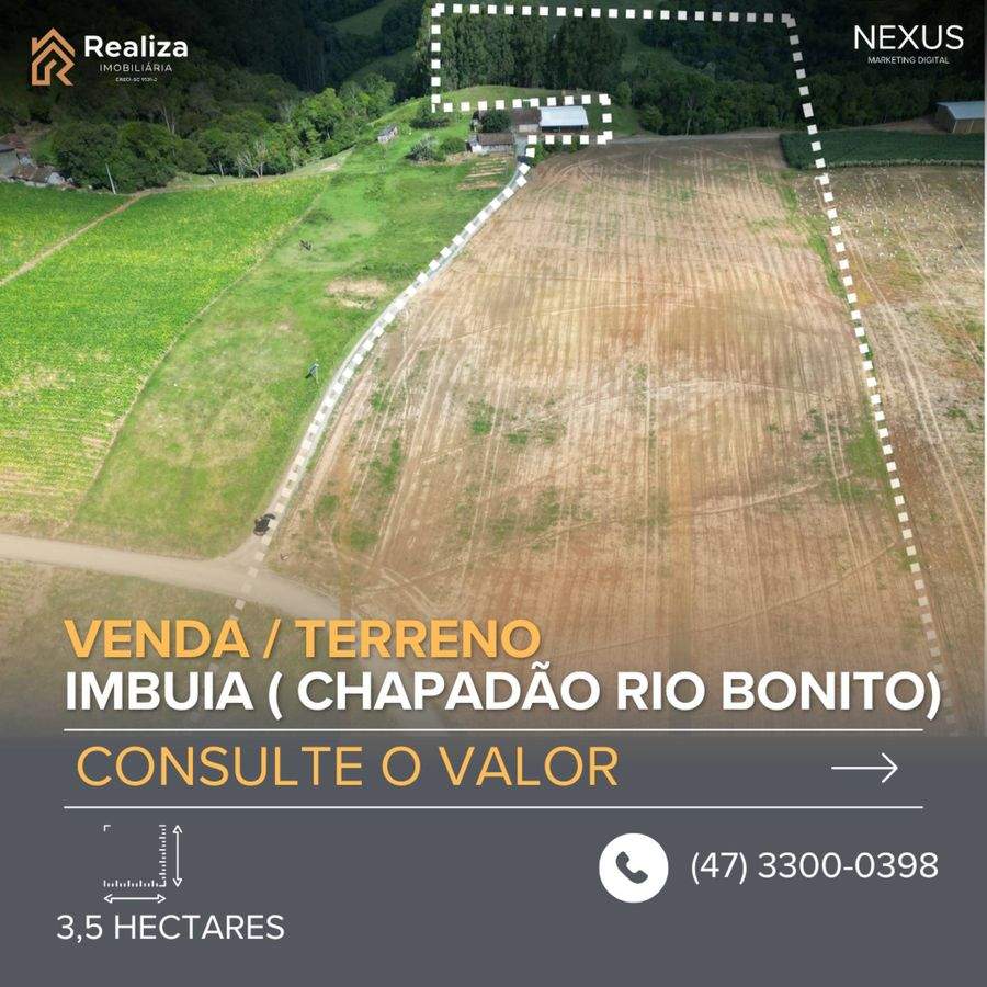 TERRENO RURAL À VENDA EM IMBUIA-SC! - 1