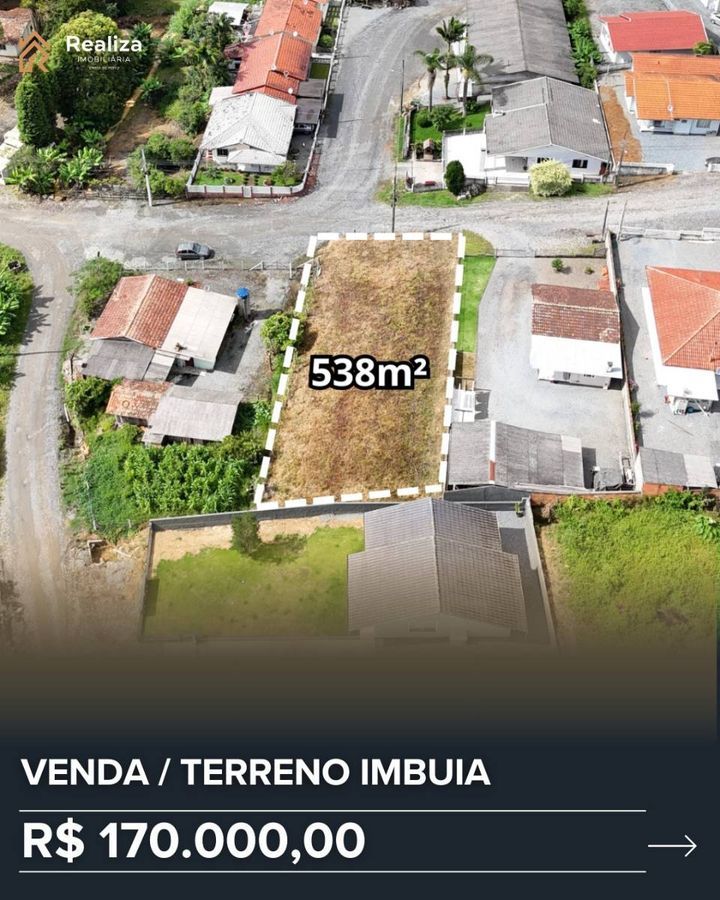 TERRENO À VENDA EM IMBUIA-SC