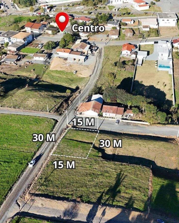 Terreno à venda no Centro de Imbuia!Área total de 450m² - 2
