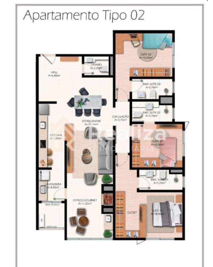 APARTAMENTO À VENDA NO EDIFÍCIO CENTRAL PARK - 13
