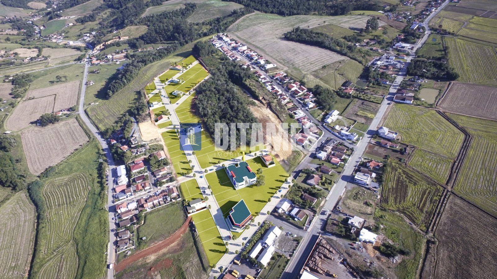 Terreno à venda no bairro Centro em Agronômica/SC