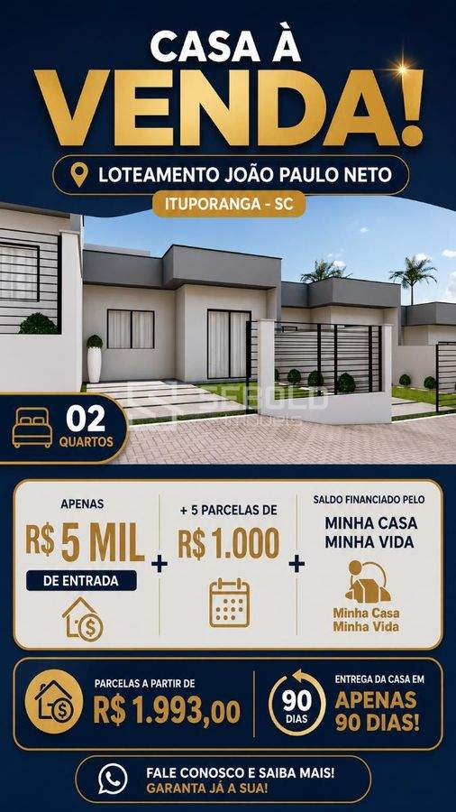 Casa Geminada no Residencial Madri - Bairro Nossa Sra. de Fátima, Ituporanga - 5